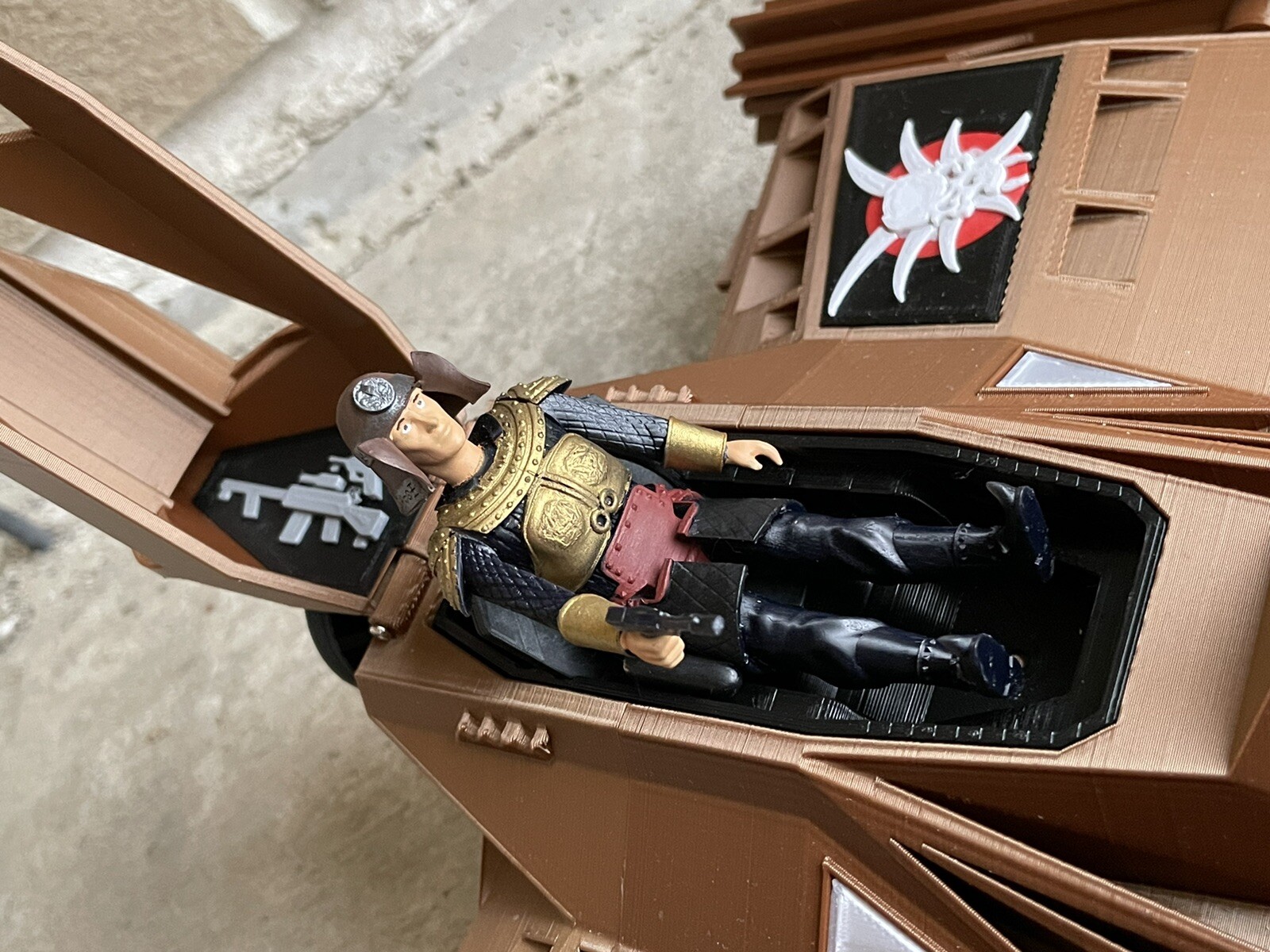 Draconian Marauder / Hatchet Fighter / Space Pirate Fighter 3.75” Action Figures