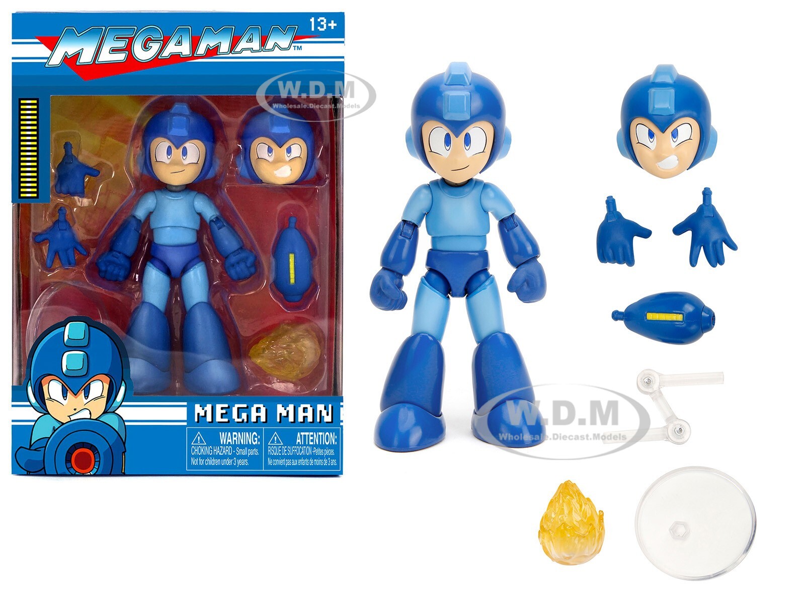 MEGA MAN 4.5″ MOVEABLE FIGURE W/ACCESSORIES & ALTERNATES “MEGA MAN” JADA 34221