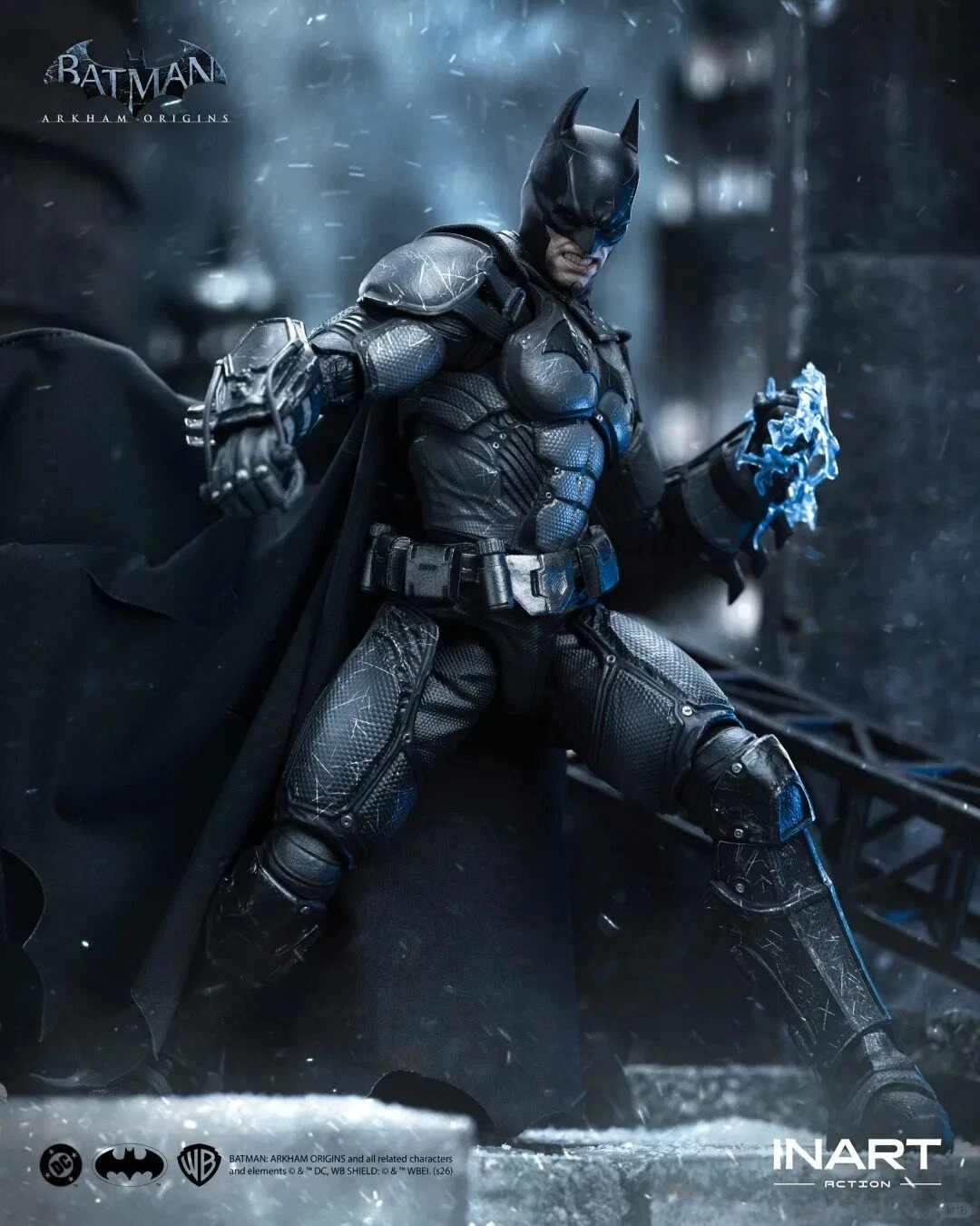INART G0007 1/12 Arkham Batman (Battle Damaged Version) Action Figure In Stock