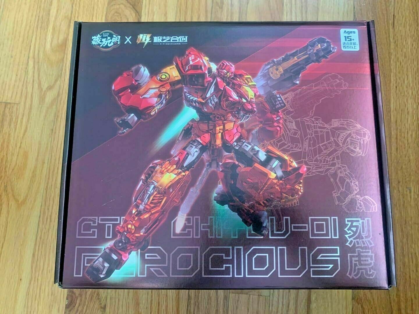 Cang-Toys Firmament Ferocious Land Bull Kinglion Thorgorill Hugerhino 01- 08 USA