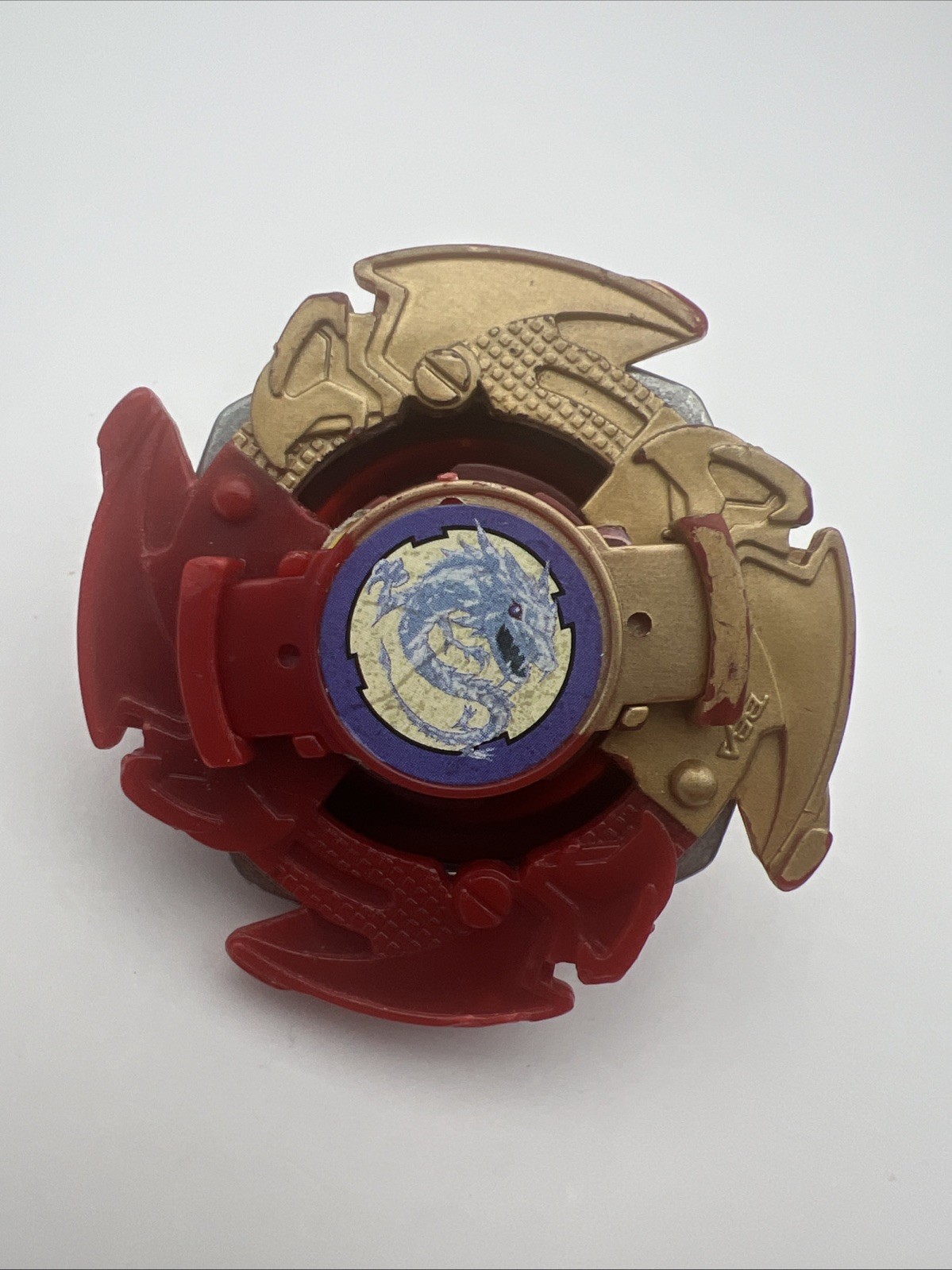Gold Red Master Dranzer Hyperblade Beyblade Hasbro V Force Used E3