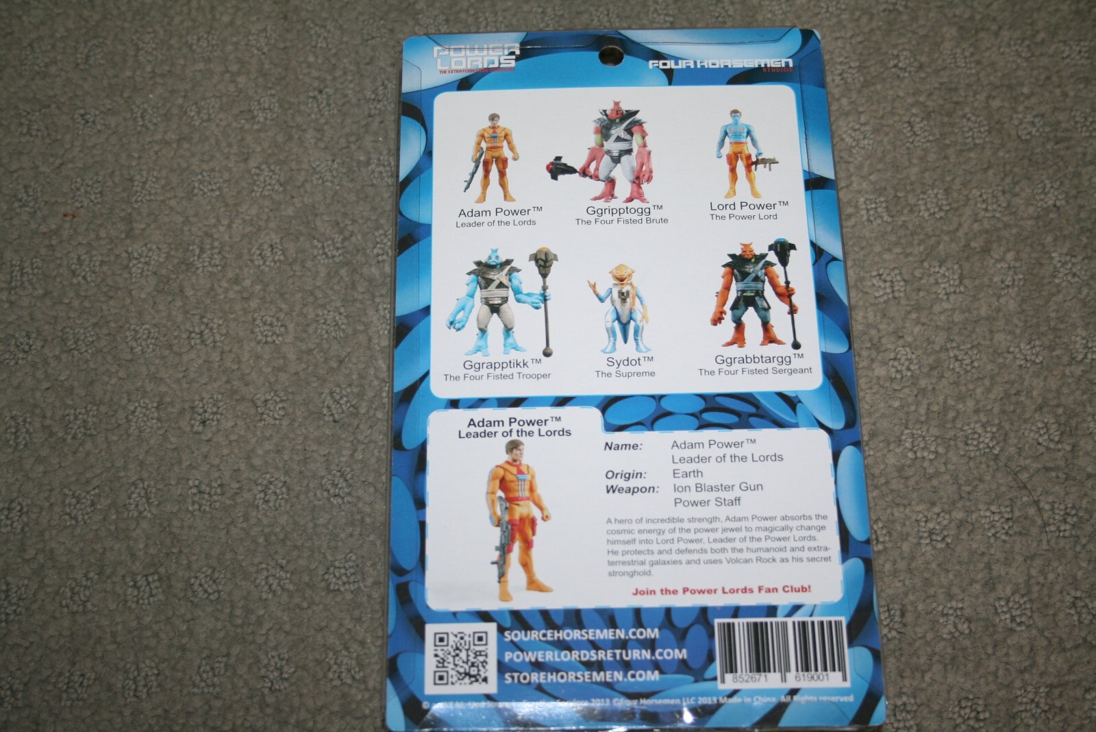Power Lords Four Horsemen ADAM POWER Figure NEW