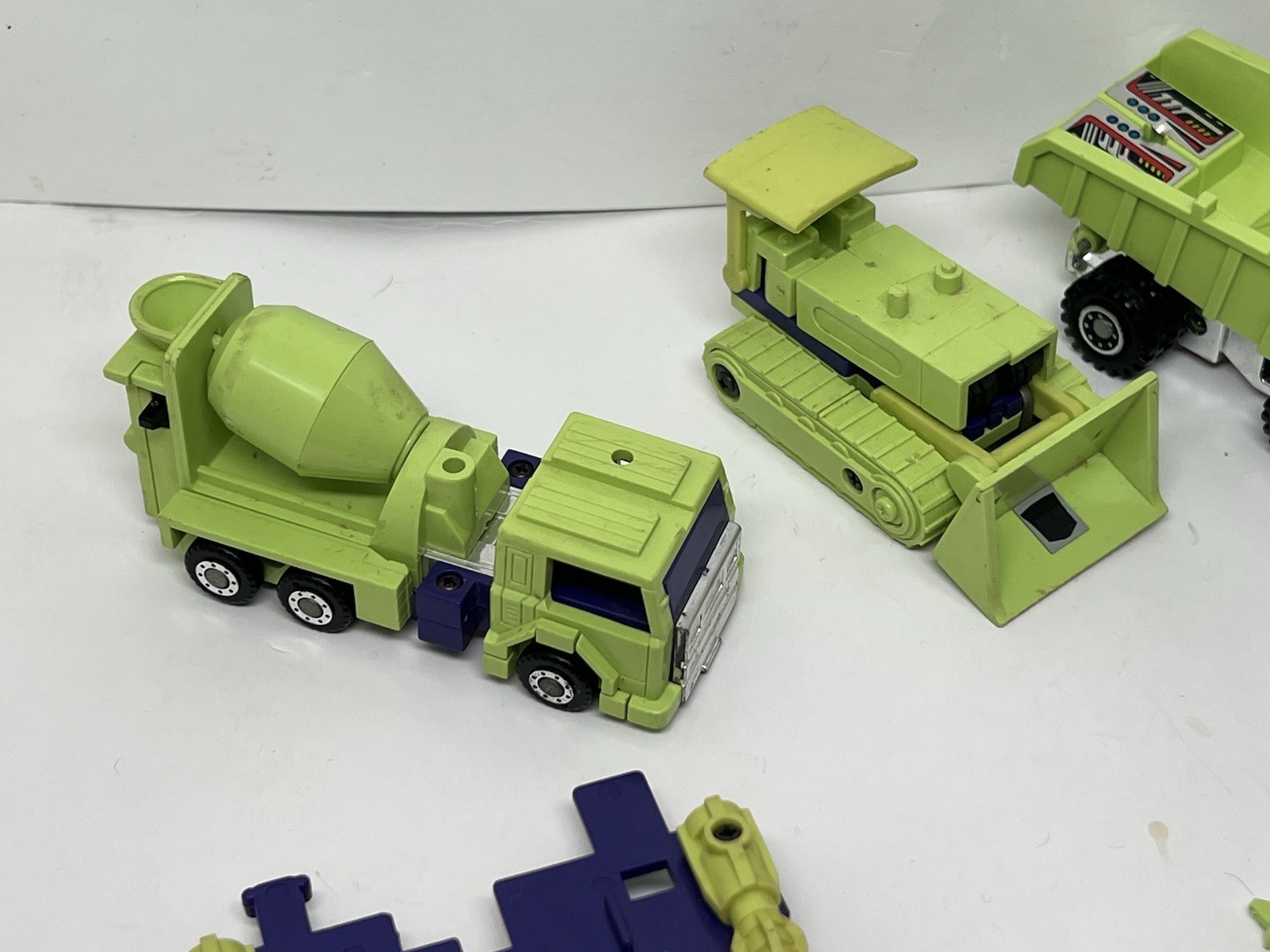 Transformers G1 Decepticons Constructicons Lot of 5 – W/accessories READ AS-IS