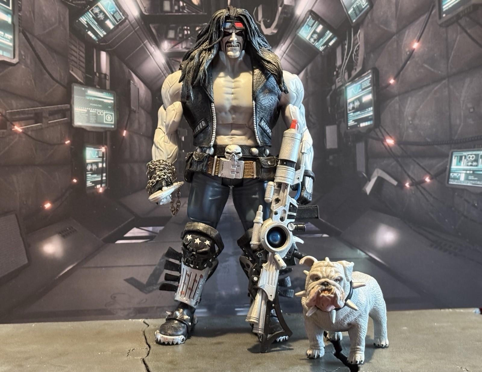 DC Universe Classics Lobo Action Figure with Dawg 2008 SDCC Exclusive Complete