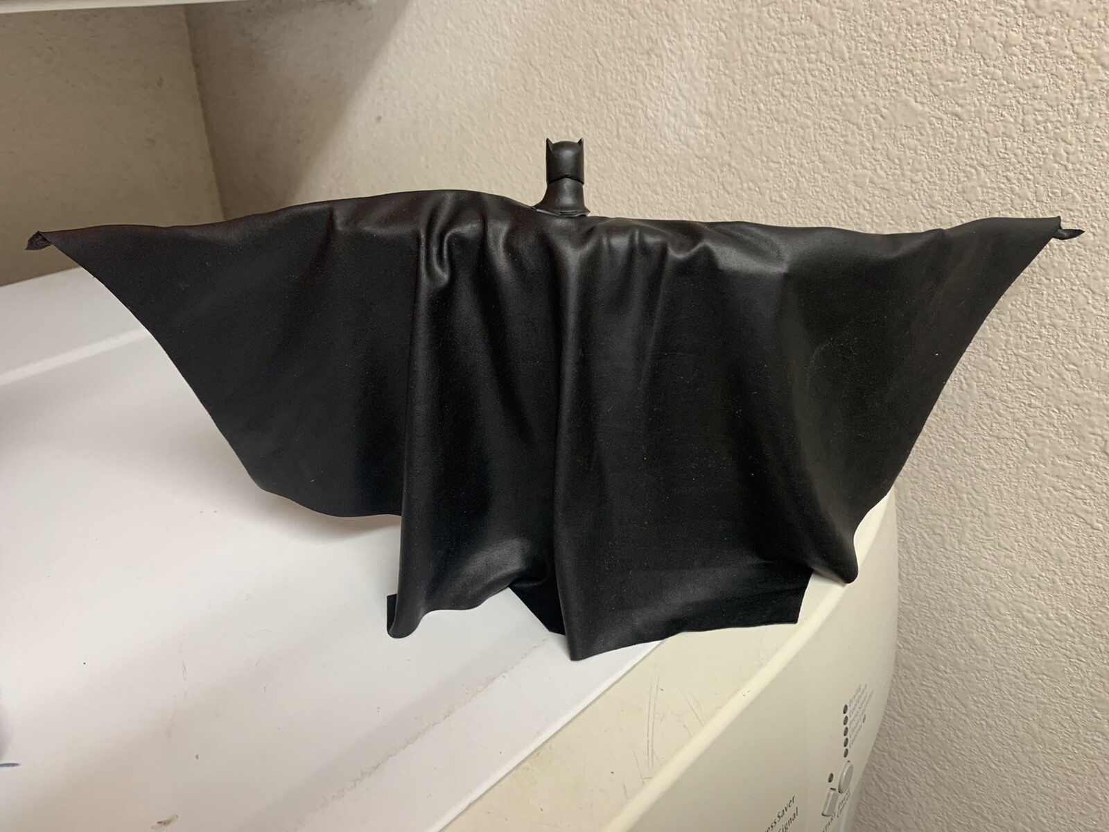Custom Batman Wired Drape Leather Cape Only Dc Multiverse mcfarlane NOT FIGURE