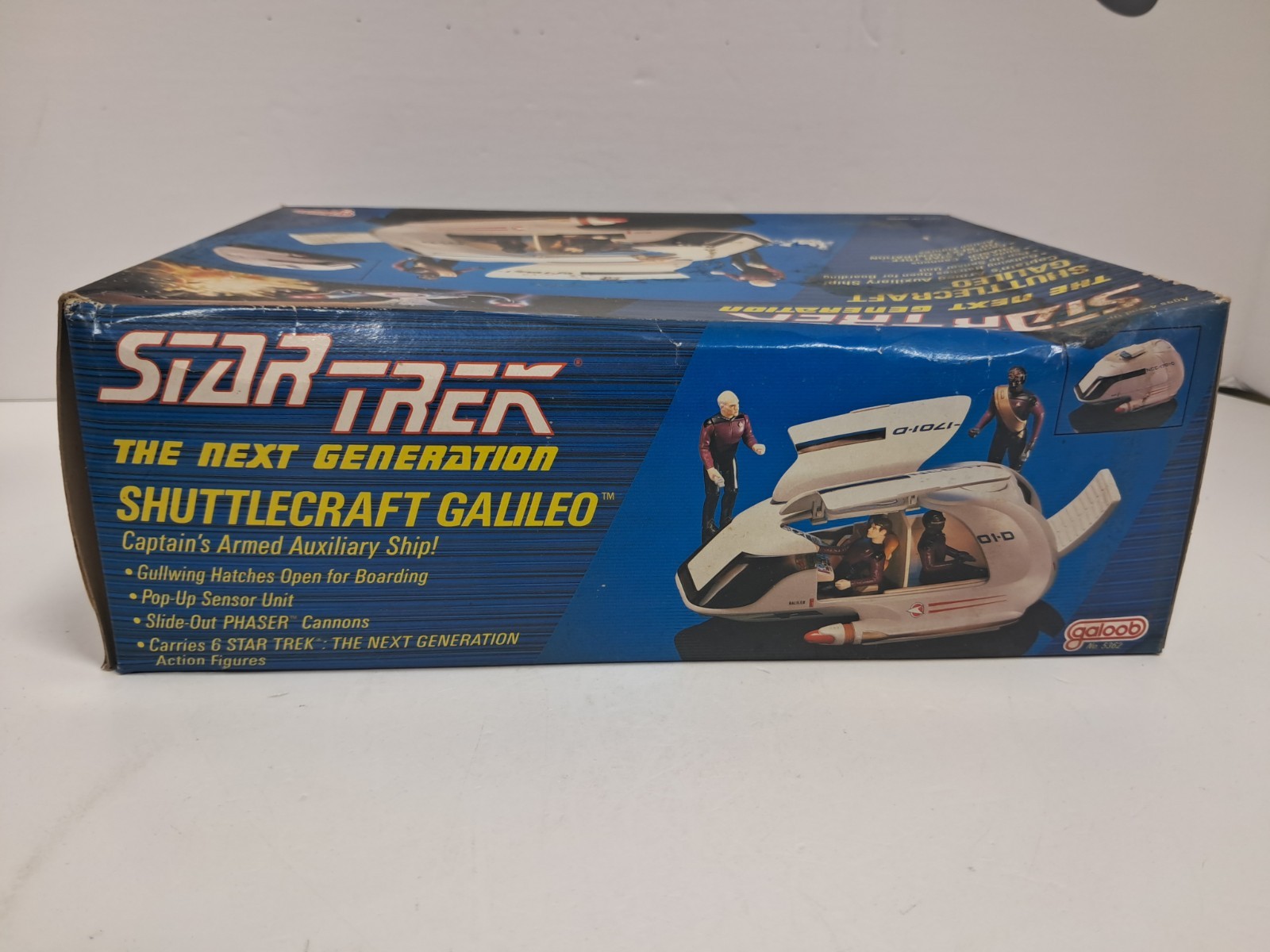 Star Trek The Next Generation Shuttlecraft Galileo NISB New Sealed – 1989 Galoob