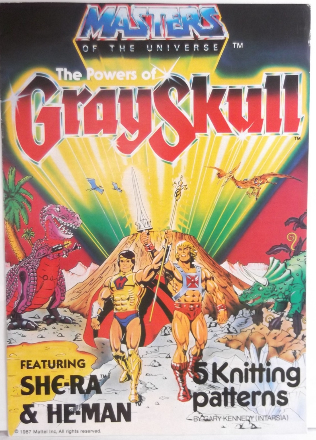 The Powers of Grayskull Vtg 80’s Masters of the Universe He-man dinosaurs He-ro