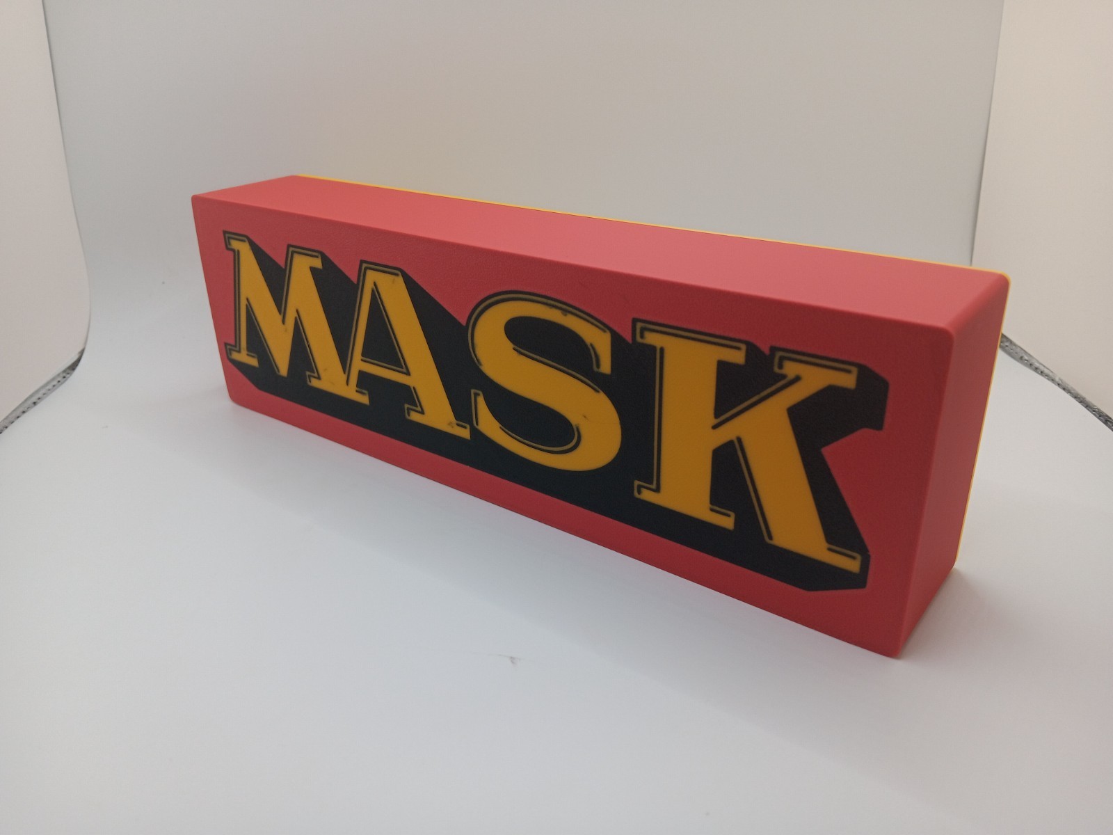 Retro Kenner M.A.S.K. Lightbox Sign for MASK collection display