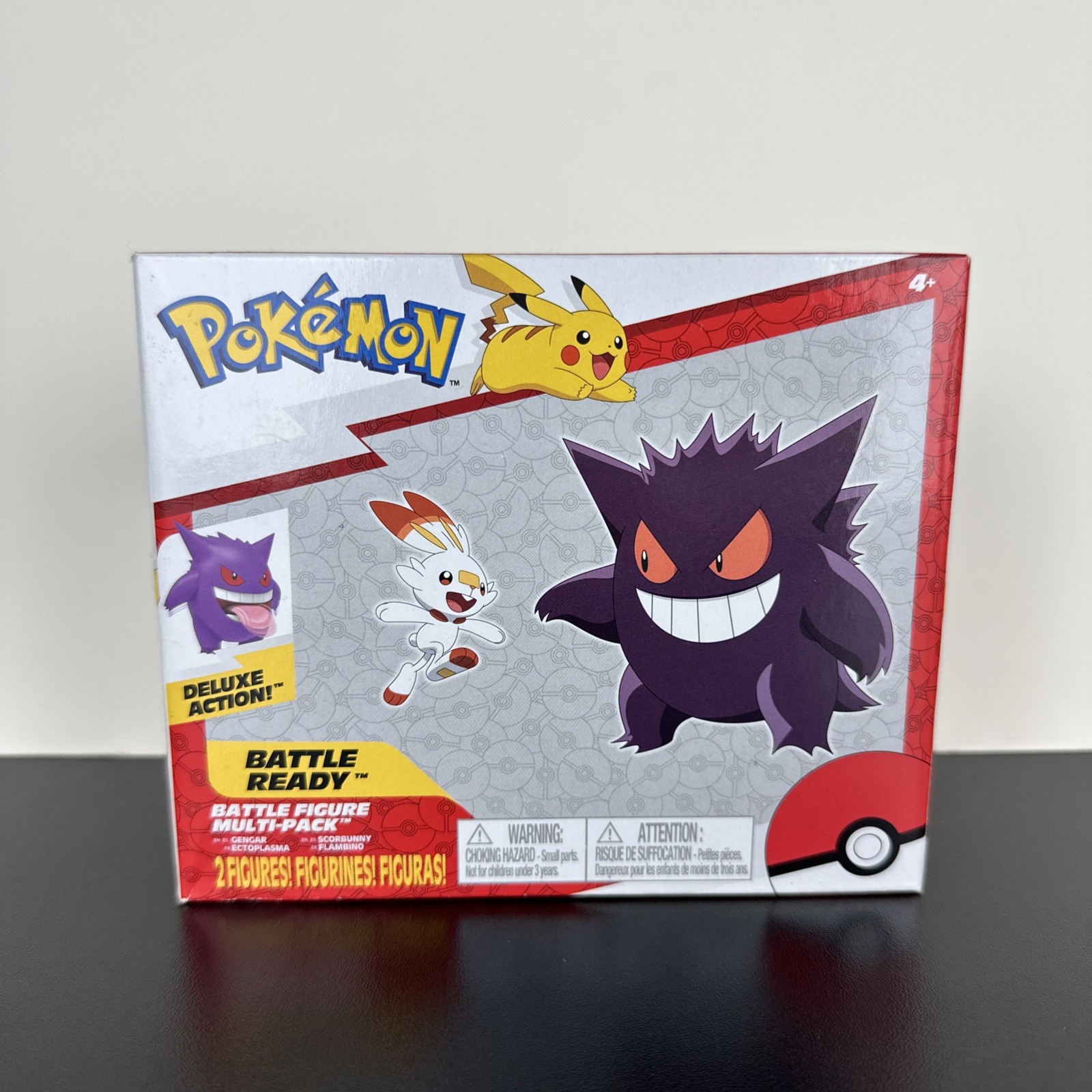 Pokemon Battle Figures GENGAR & SCORBUNNY Deluxe Multi-Pack *SEALED*