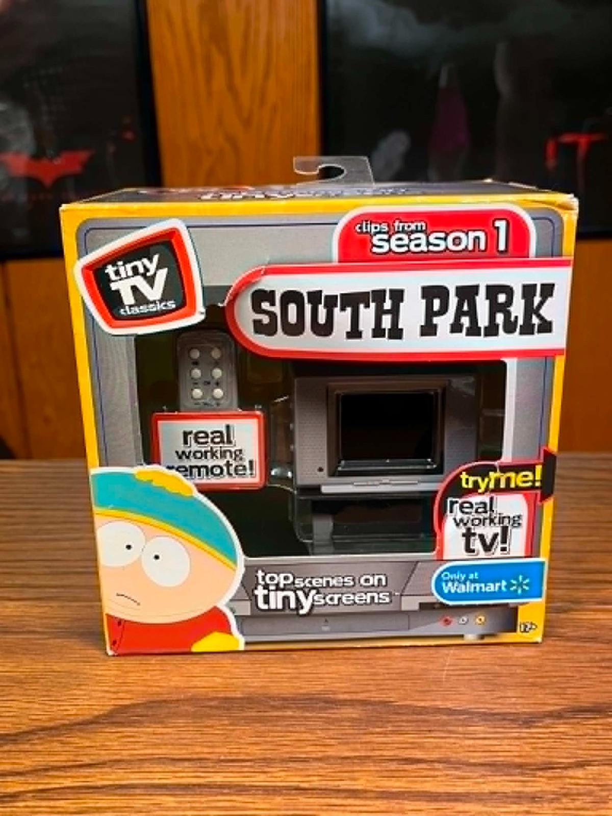 2021 BASIC FUN CLASSICS SOUTH PARK TINY TV WITH REMOTE SEASON 1 -OPENED BOX -NEW