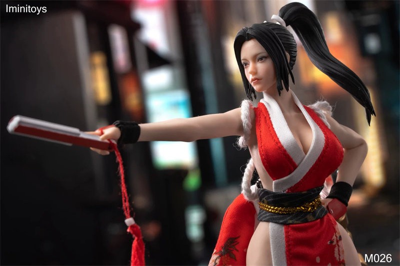 1/12 Female Fighter Shiranui Mai 6″ Action Figure Model iminitoys M026 ❶USA❶