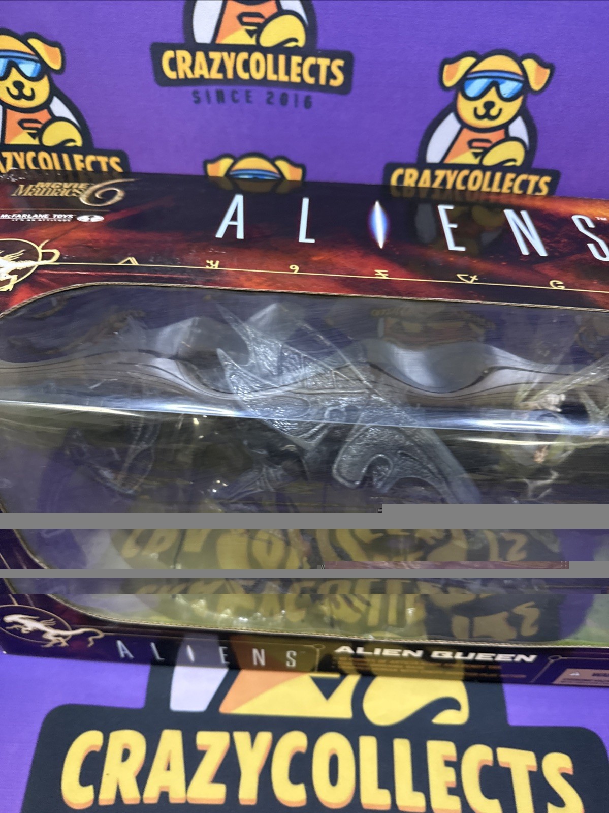 McFarlane Toys Movie Maniacs 6 Alien Queen Deluxe Action Figure ~2003 Rare Z6