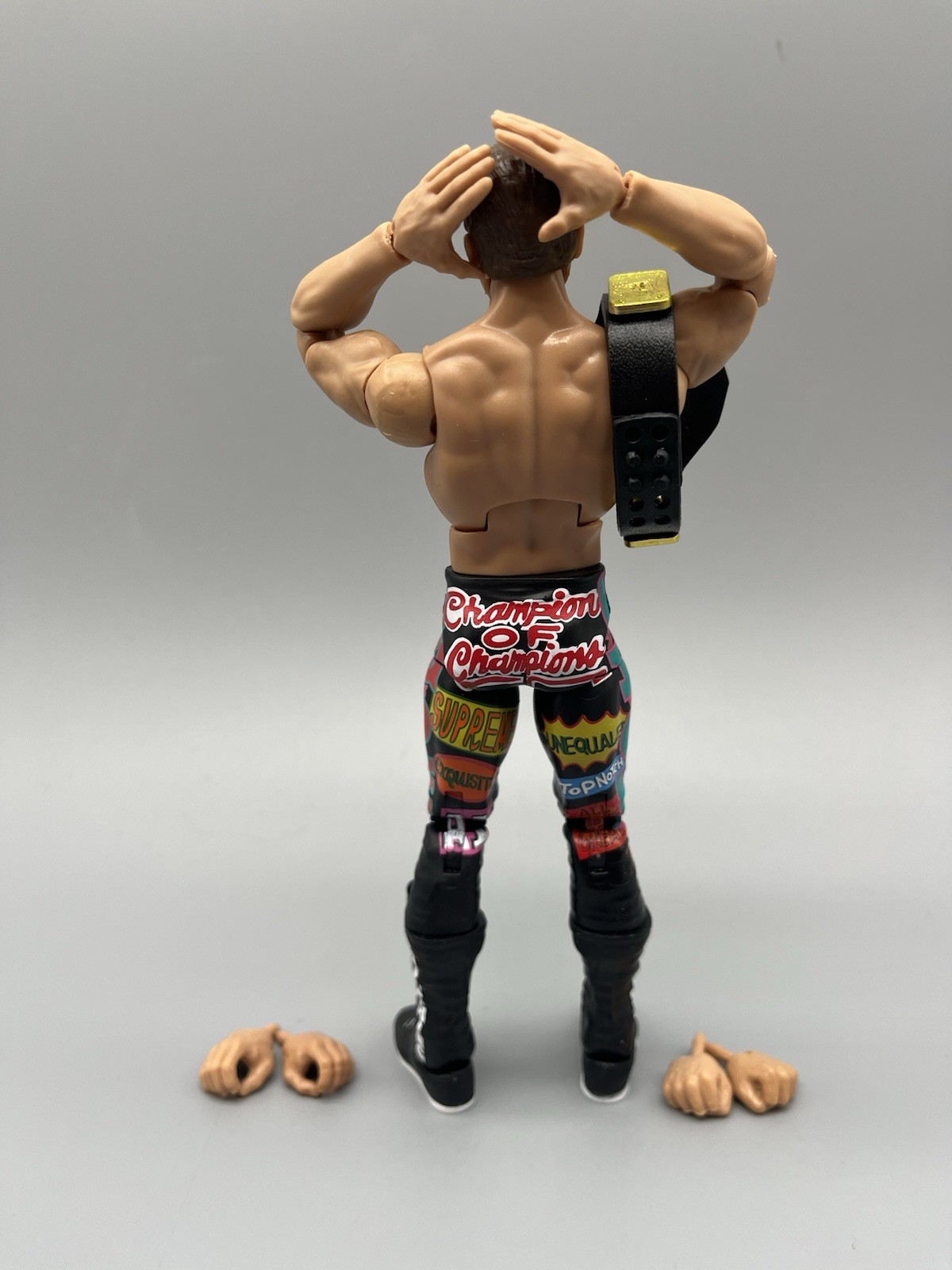 Rick Rude WWE Elite Legends 25 Figure WCW Big Gold Belt Red Ruby Edition