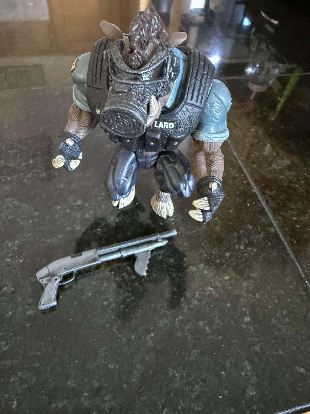 Duke Nukem Pig Cop 1997 Action Figure ReSaurus 3D Realms W/ Removable Ships Fast