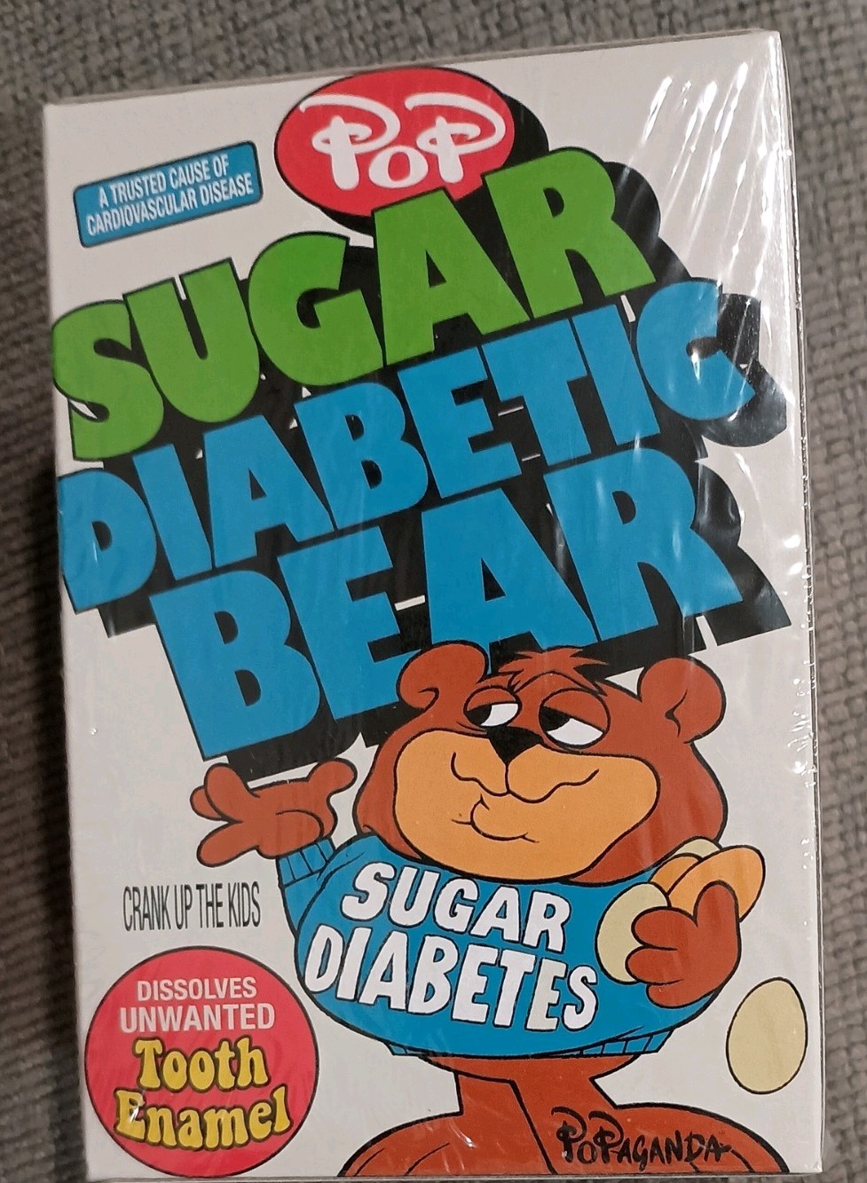 Ron English Popaganda Sugar Diabetic Bear 3″ Mini Figure – Cereal Killers