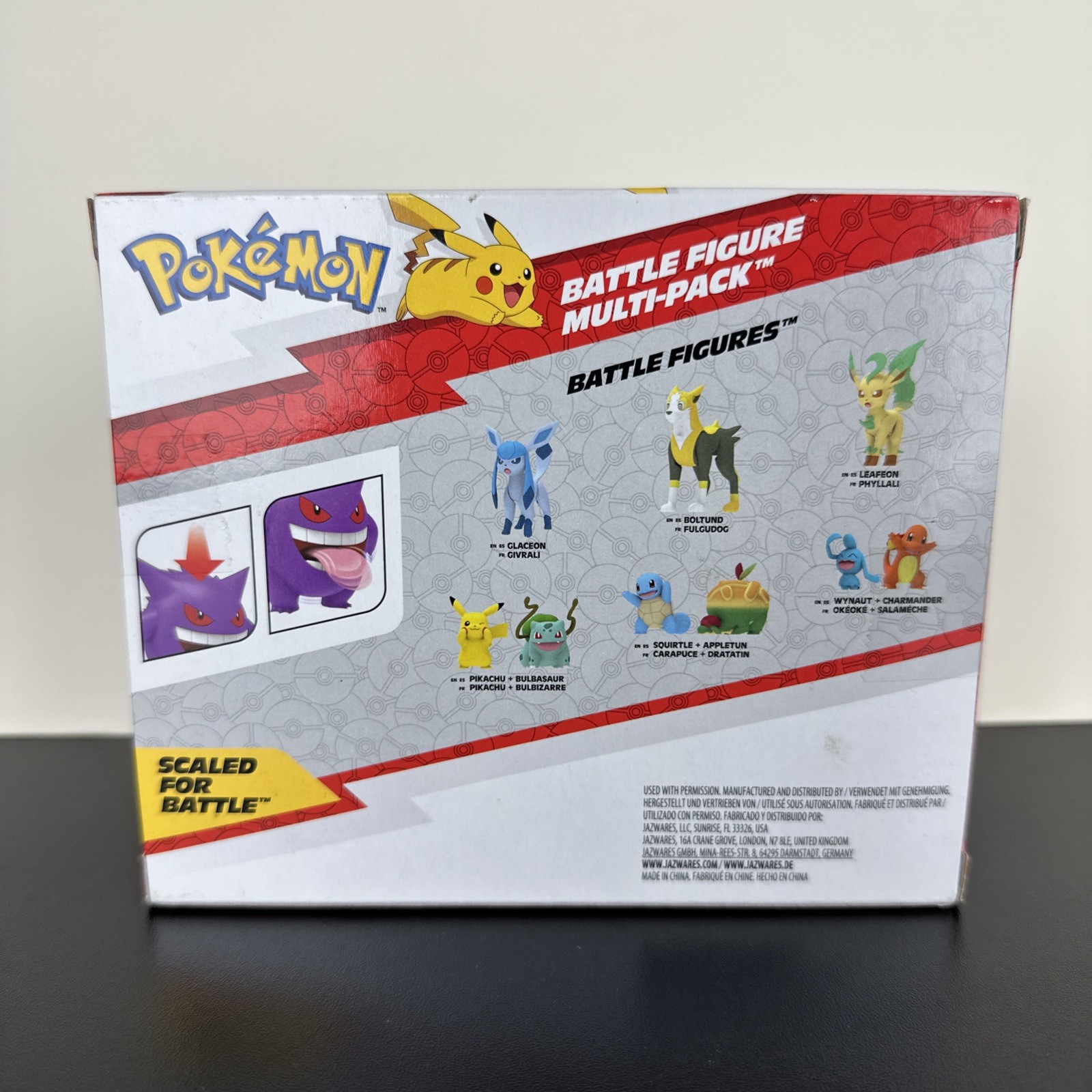Pokemon Battle Figures GENGAR & SCORBUNNY Deluxe Multi-Pack *SEALED*