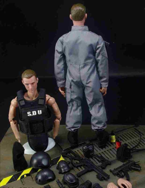 1/6 Military Army Combat Swat Police Soldier ACU Suit Figure Model Action Toys