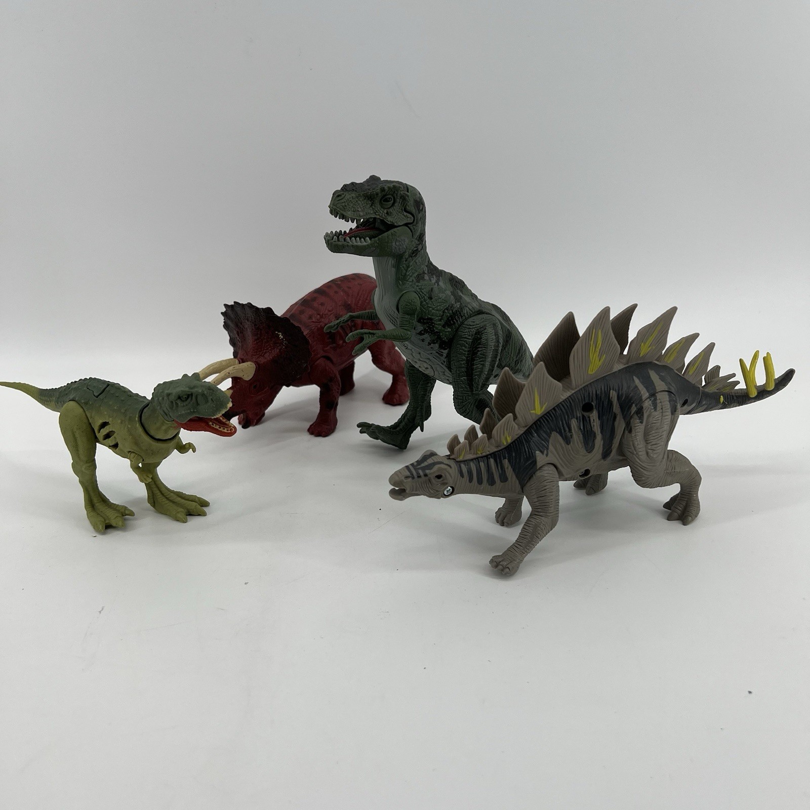 Dinosaur Toy Lot Some With Sound, 1 Jurassic Park Branded
