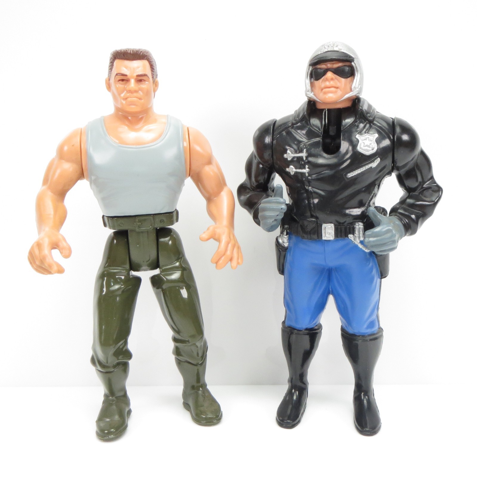 T2 Battle Damage Terminator & T-1000 Vintage 1991 Kenner Action Figures