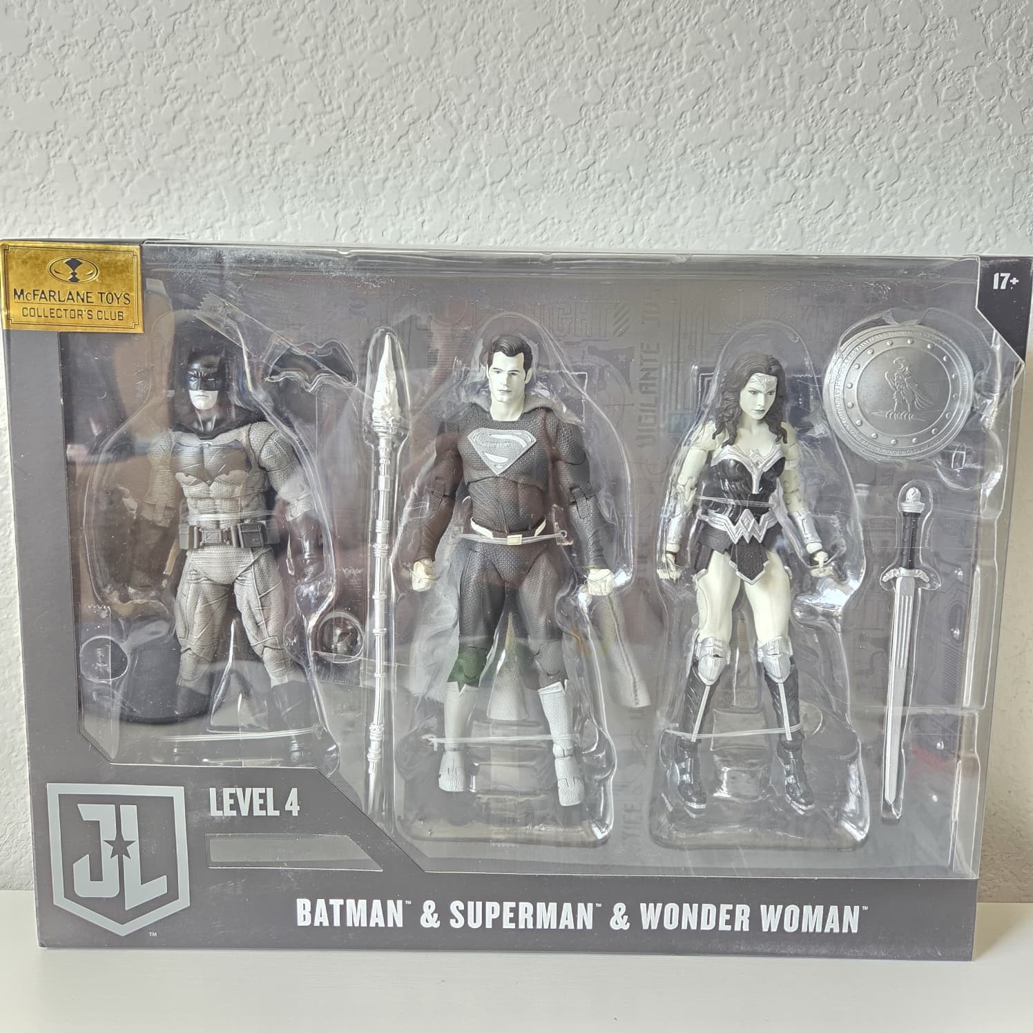 McFarlane Toys DC Multiverse Collector’s Club Justice League 3 pack Level 4