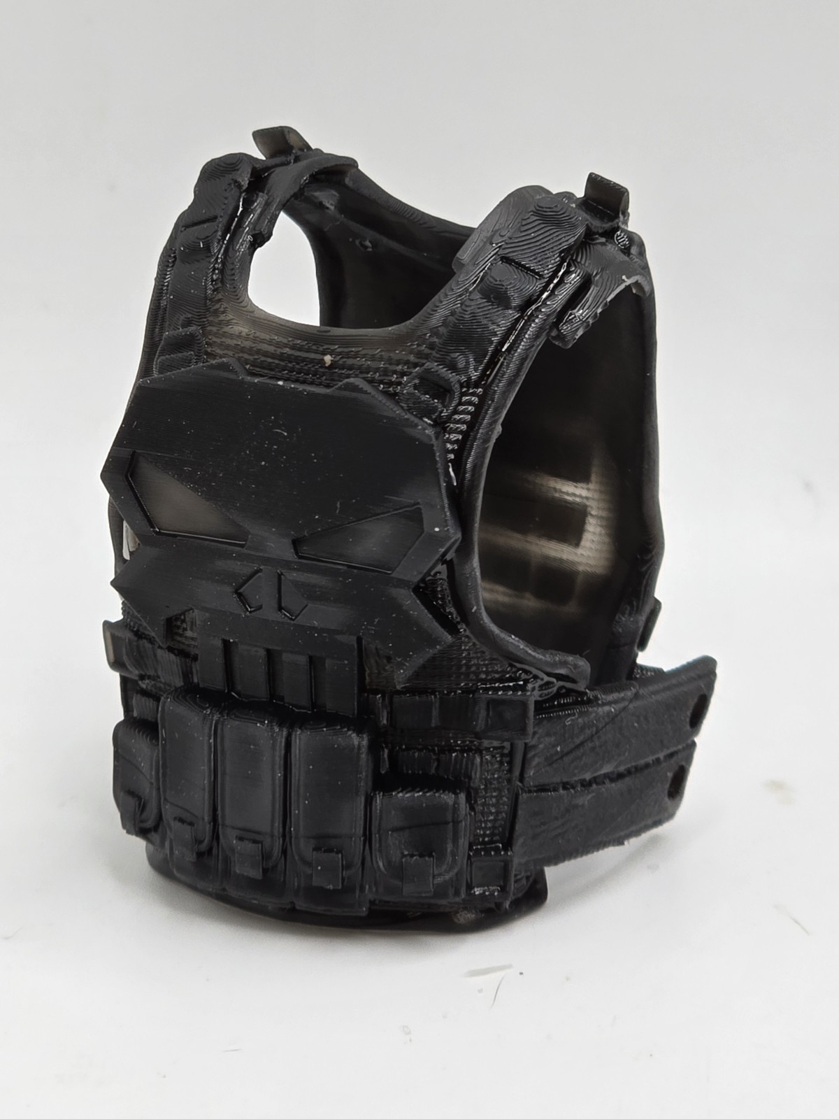 3d Printed PUNISHER V4 FLEXIBLE SKULL VEST 1:12 6″ Classified Legend