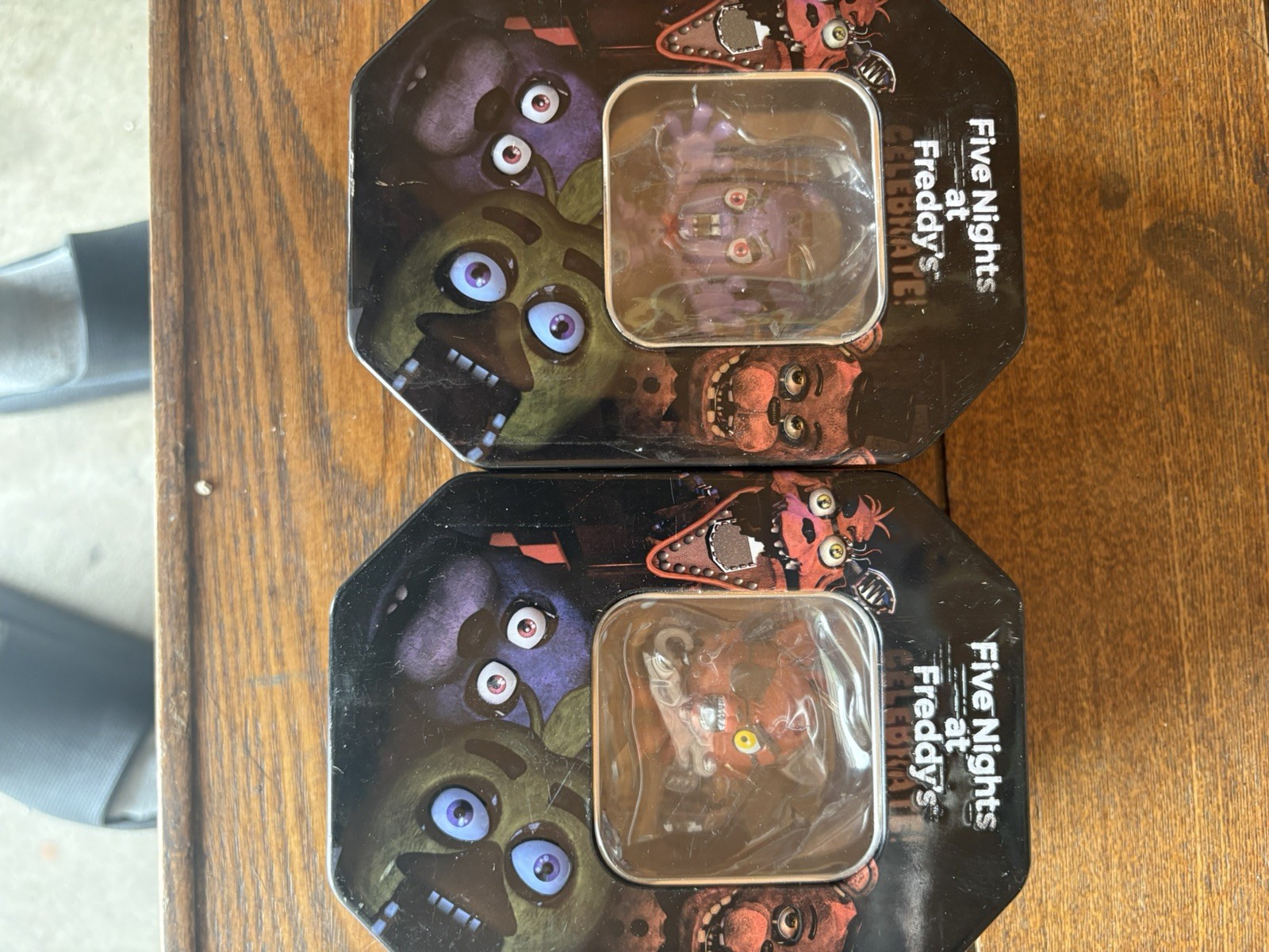 Lot Of 2 Five Nights At Freddy’s Bonnie & Freddy Tin Dog Tag