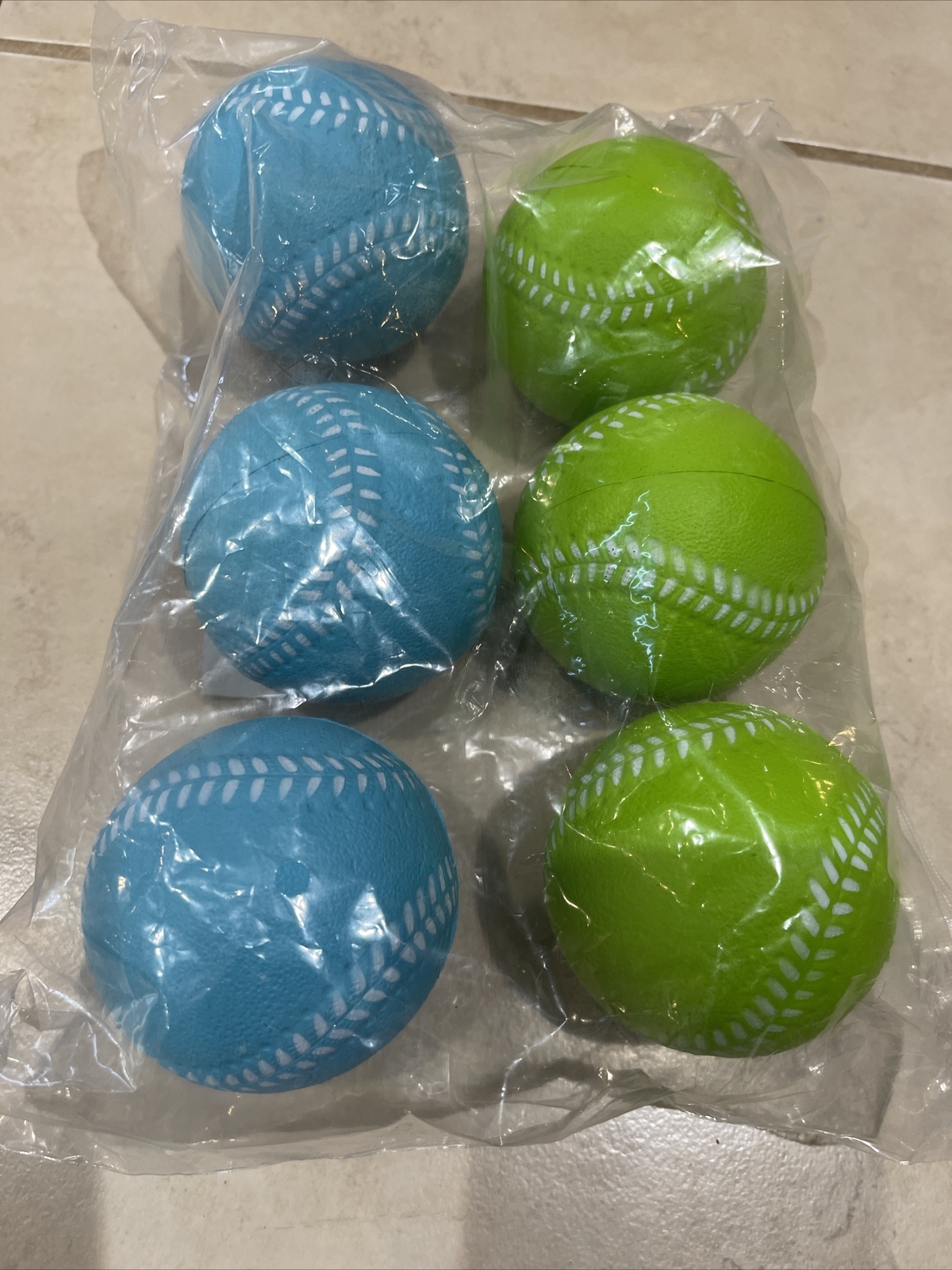 Kids Soft Foam Baseballs, 6 Pack | Safe & Soft Baseballs for T Ball & Toddler