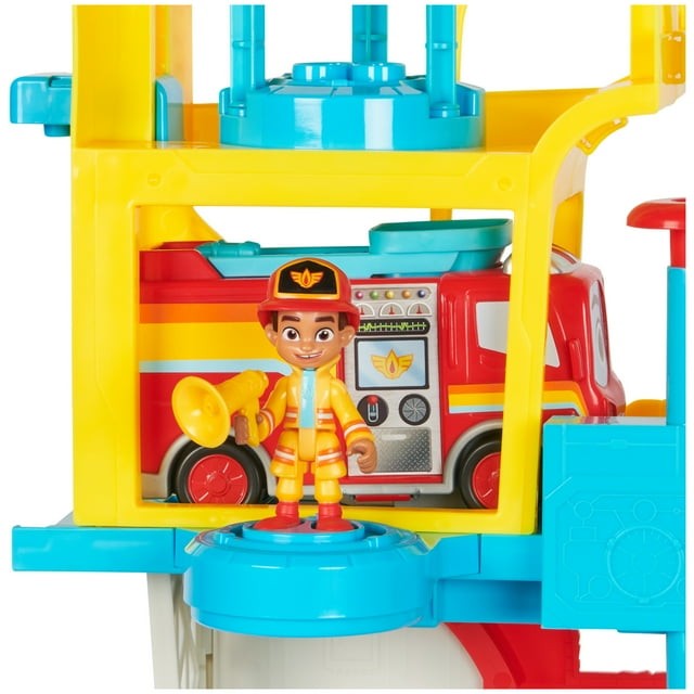 DISNEY JUNIOR FIREBUDS HQ PLAYSET FOR BOYS AND GIRLS AGES 3 AND UP – MULTICOLOR