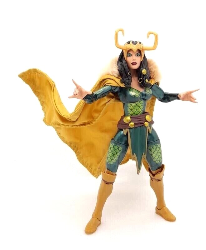 SU-C-LDLK: 1/12 Wired yellow cape for Marvel Legends Lady Loki Agent of Asgard