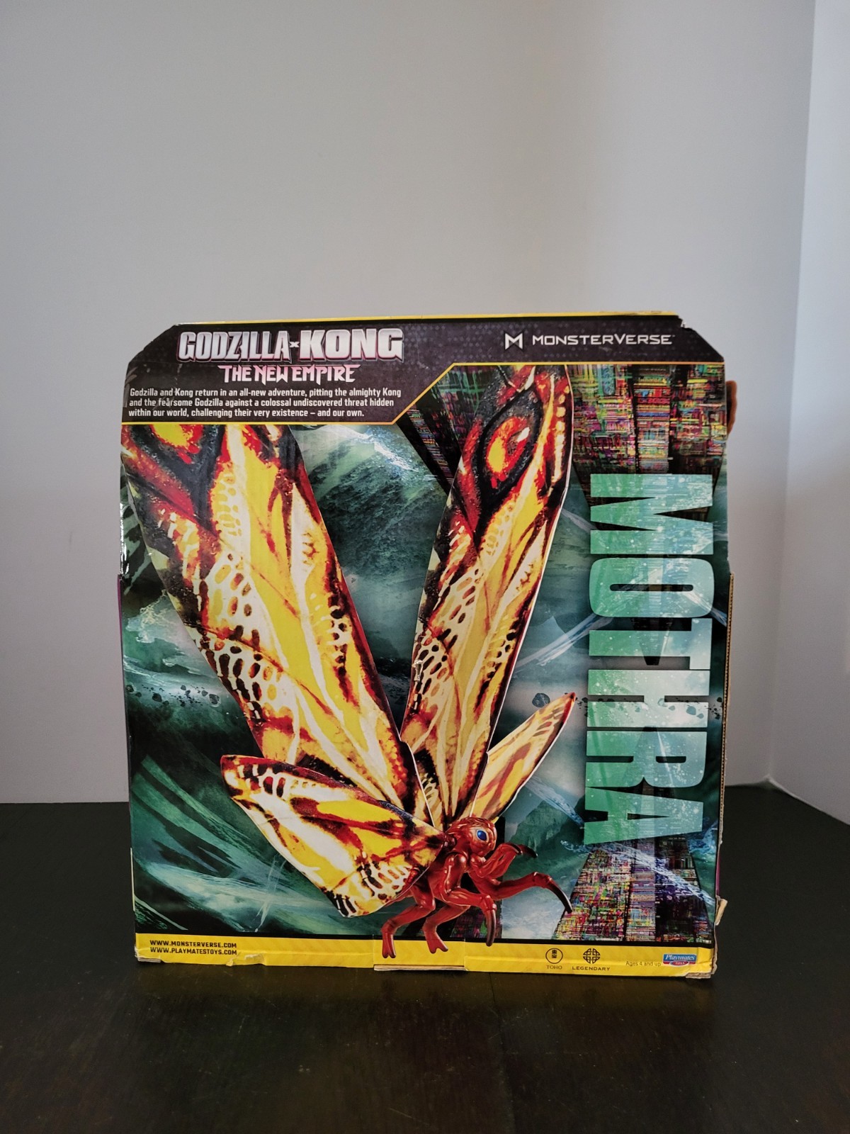 Giant Mothra New Empire MONSTERVERSE Playmates MOC NEW Sealed #2