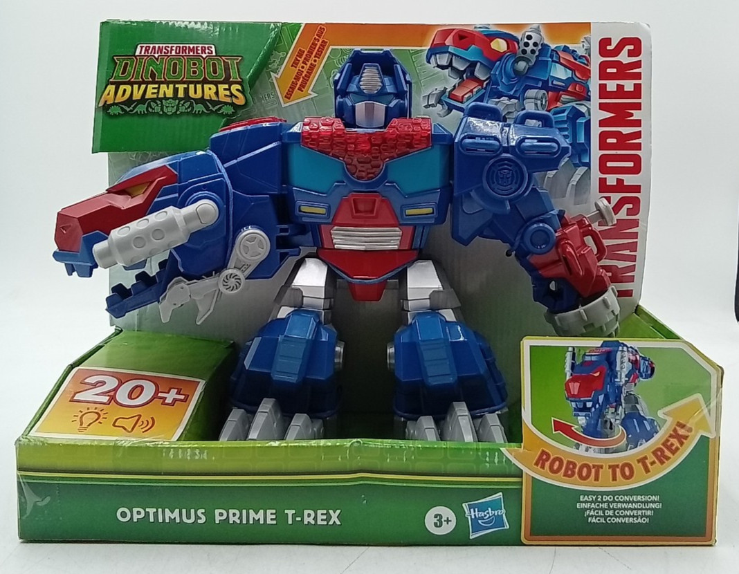 Transformers Multicolor Dinobot Adventures Optimus Prime T-Rex Converting Toy