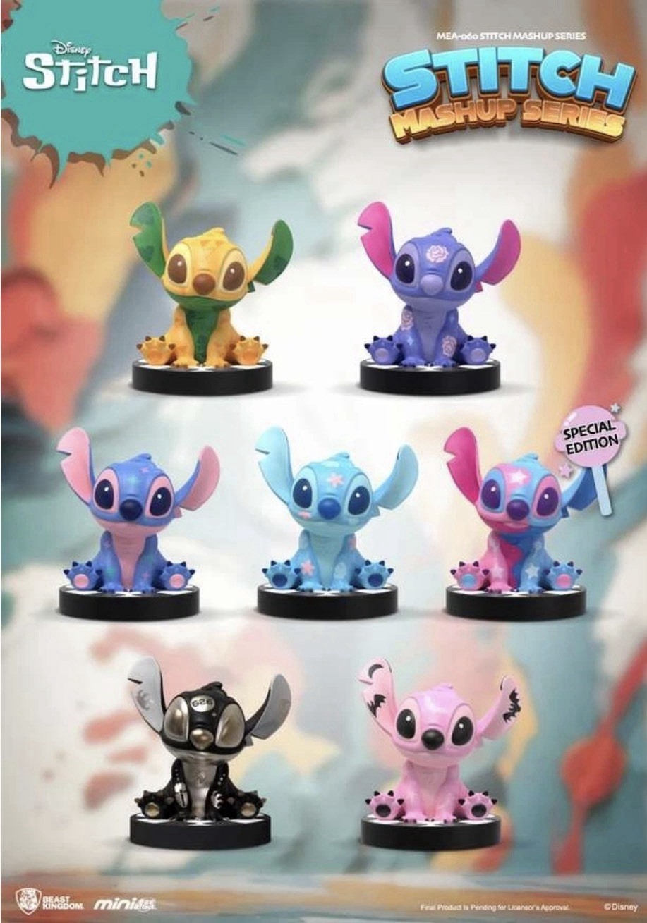 Lilo & Stitch Stitch Mashup Series MEA-060 3” Mini-Figure Blind Box New