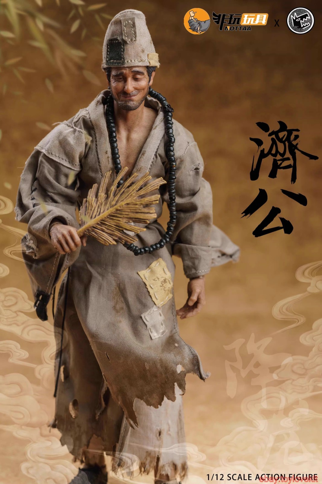 Nottaa Toys Nota Studio Mad Monk Ji Gong 1/12 Scale Action Figure New in Stock