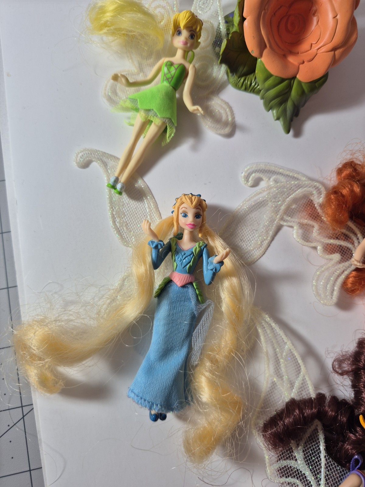 Disney 2006 Fairies Tinker Bell & Friends Tink Figures Playmates Dolls Lot 8