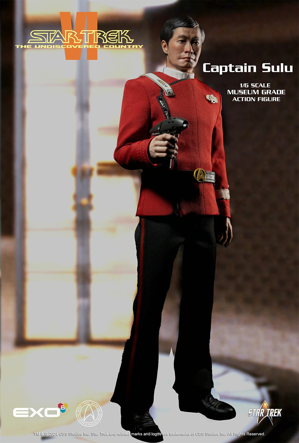 EXO-6 Star Trek VI The Undiscovered Country Captain Hikaru Sulu 1/6 Scale Figure
