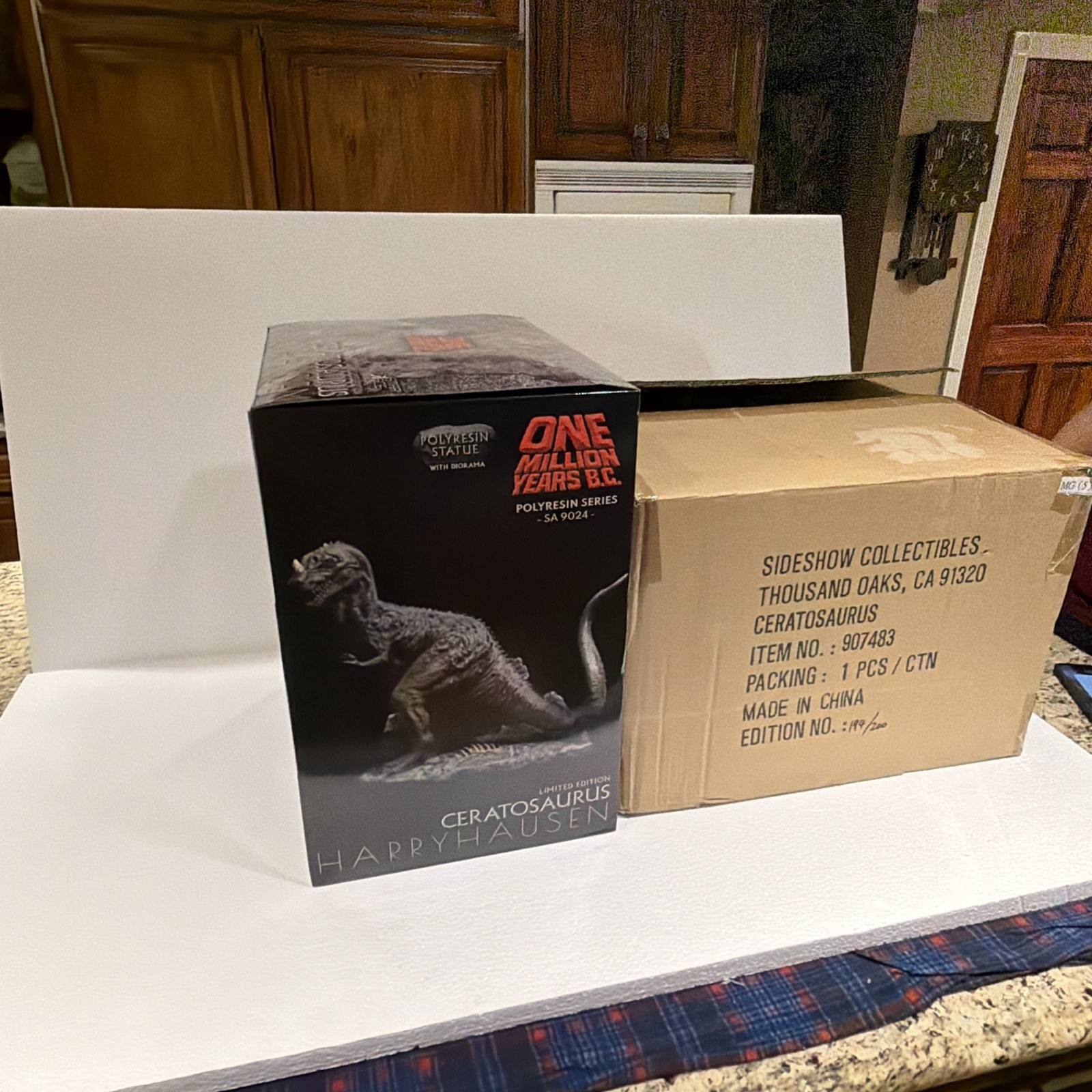 Star Ace Harry Hausen One Million Years BC – Ceratosaurus polyresin Statue