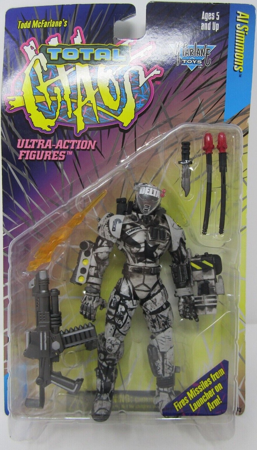 McFarlane Toys 1996 Total Chaos Al Simmons Ultra Action Figure
