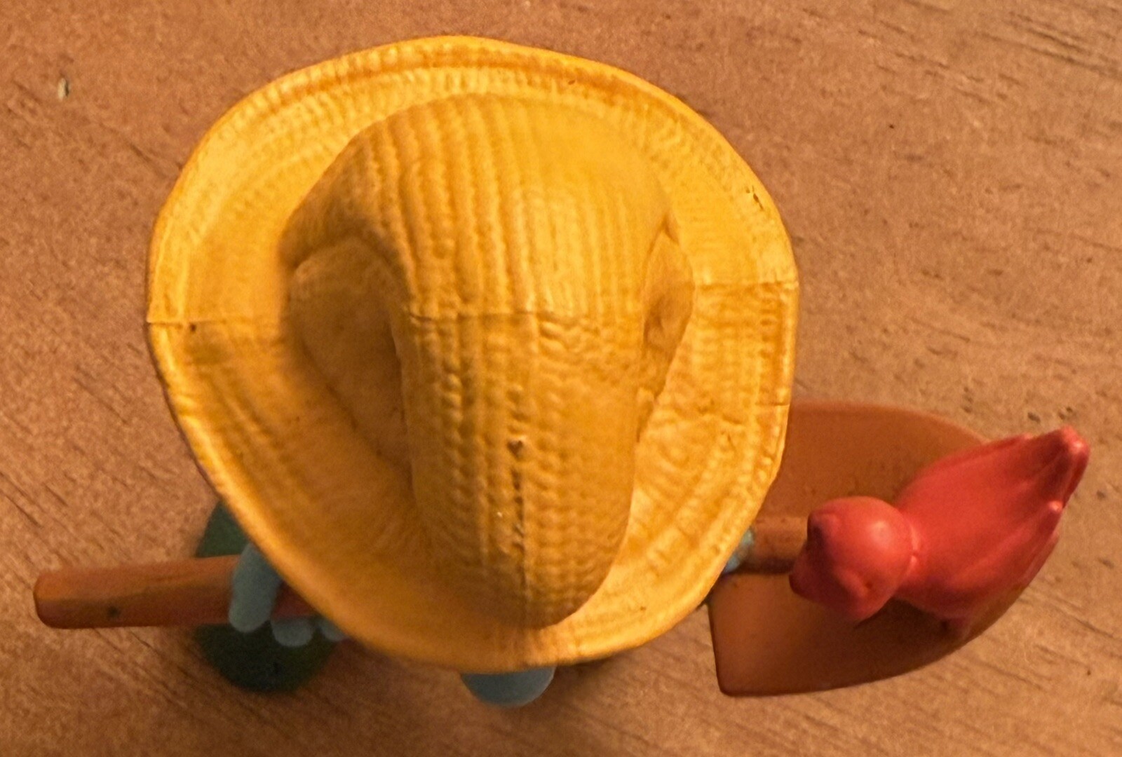 Vintage Smurf Farmer 2011 Peyo McDonalds TV Movie Character Toy 2.75” New