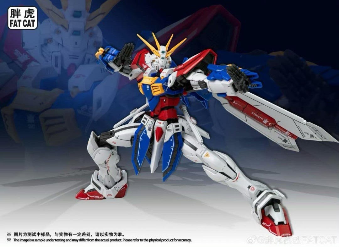 US STOCK Fat Cat 1/100 Upscaled RG God Gundm New Model Kit