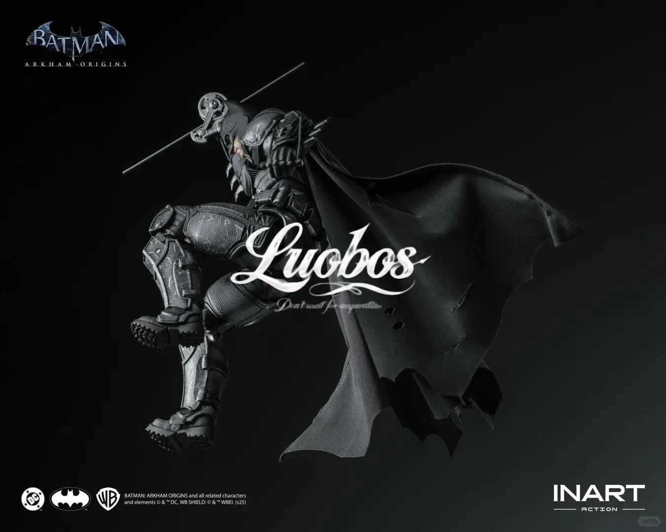 INART G0007 1/12 Arkham Batman (Battle Damaged Version) Action Figure In Stock