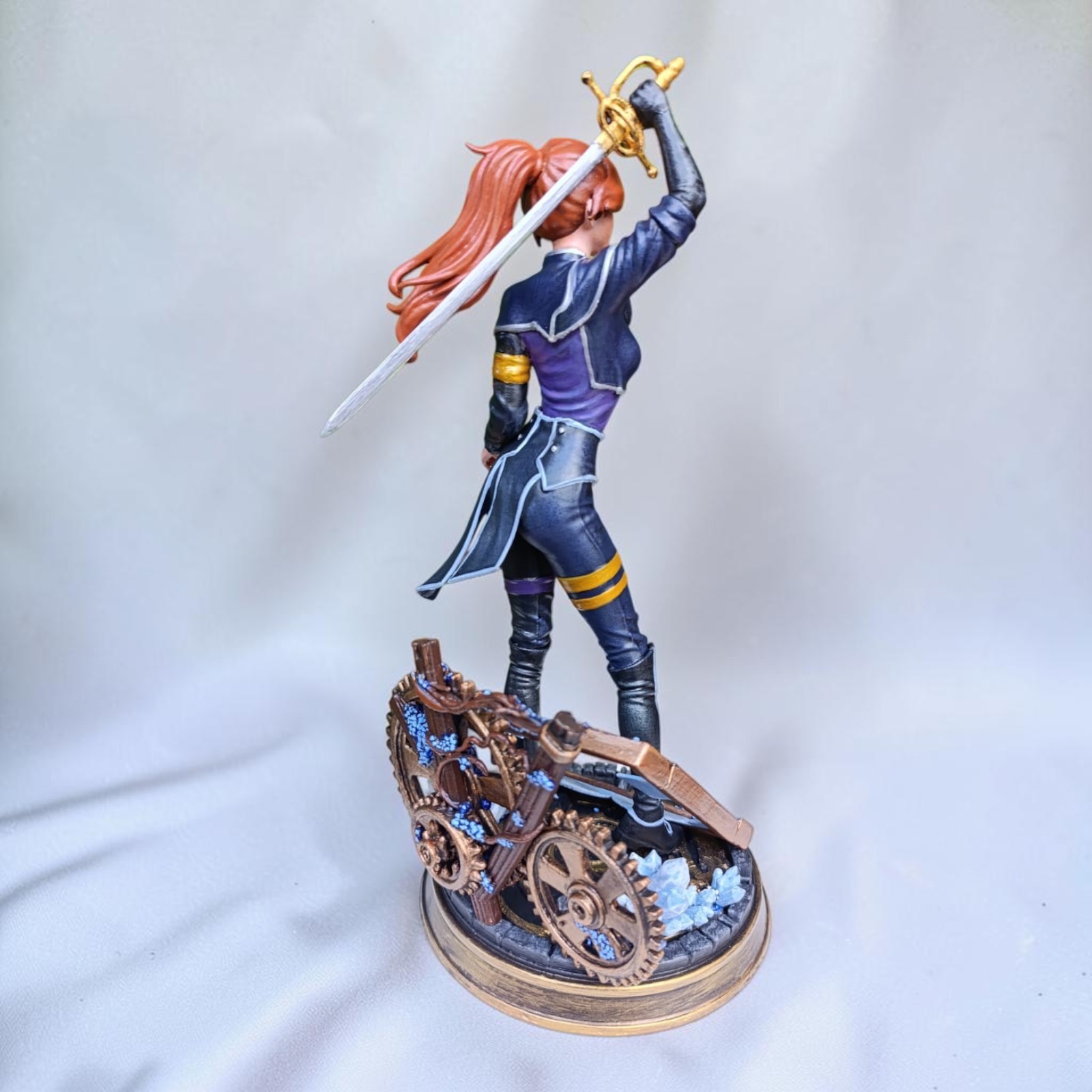 Fanart figure Maelle airbrush painted 9.8 inch Adult 17+