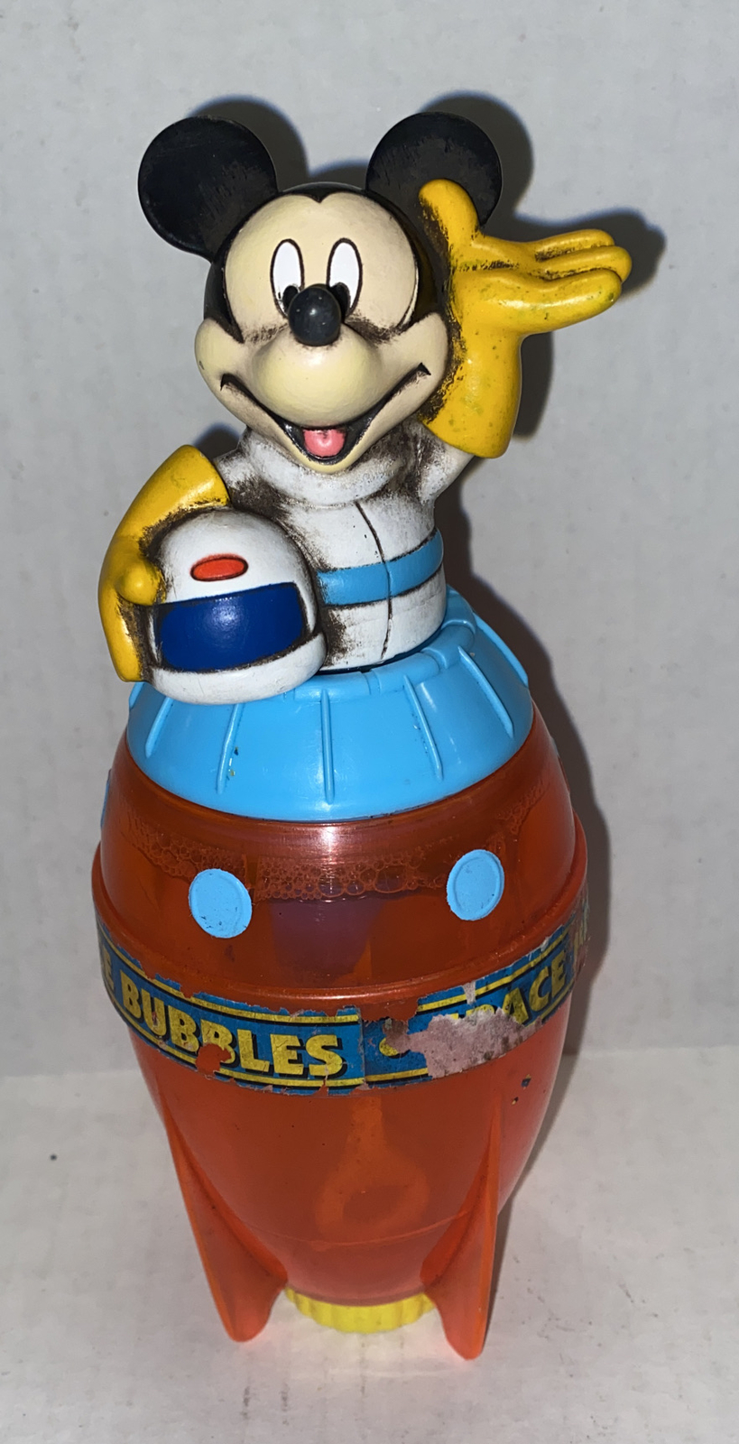 For Restore Parts Vintage Mickey Mouse Rocket Space Bubbles Toy