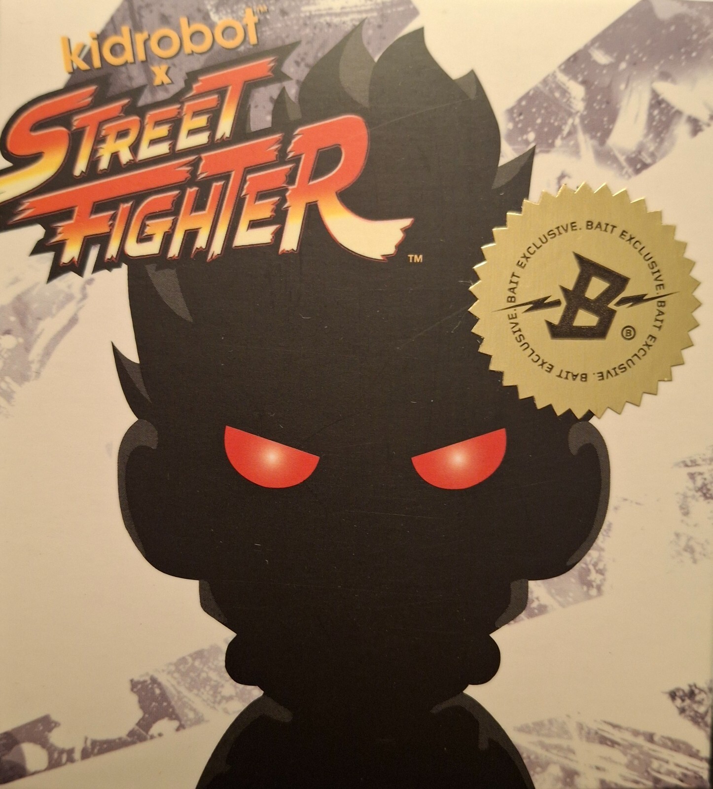 SDCC Comic Con 2013 Exclusive BAIT Street Fighter Shin Akuma Kidrobot New in box