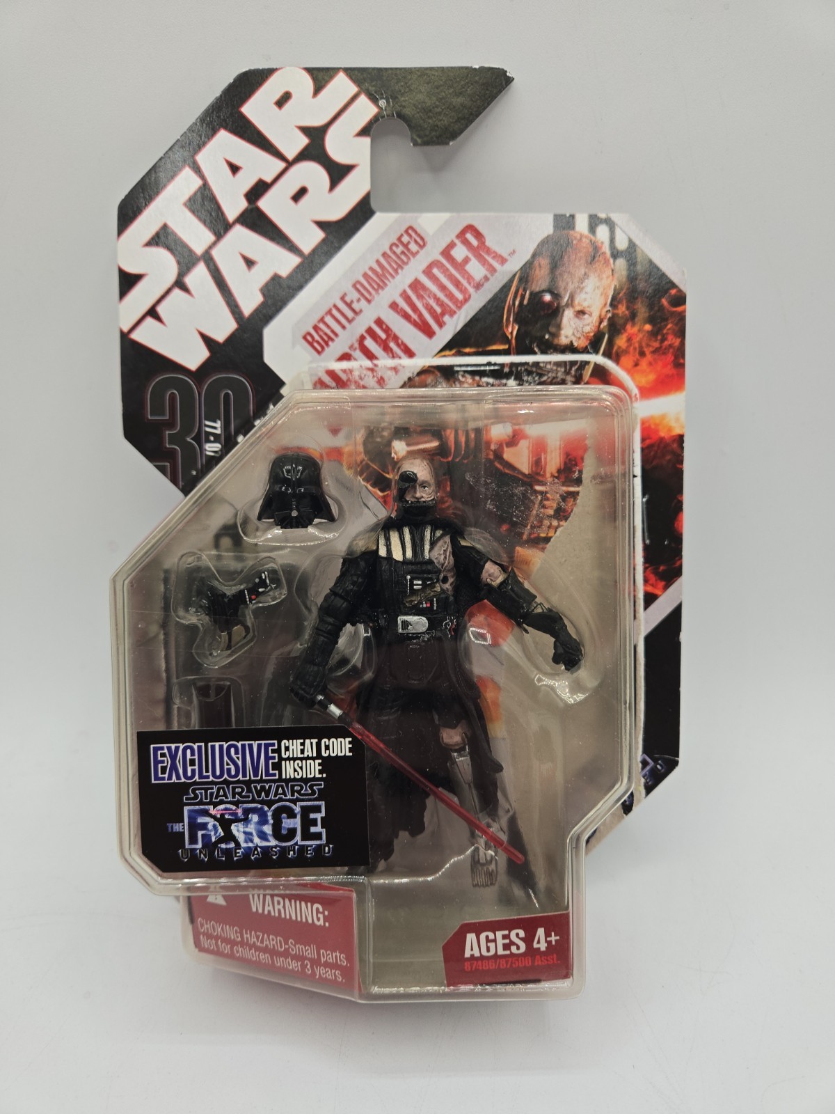 Star Wars 30th Anniversary Battle-Damaged Darth Vader 12 Open Box