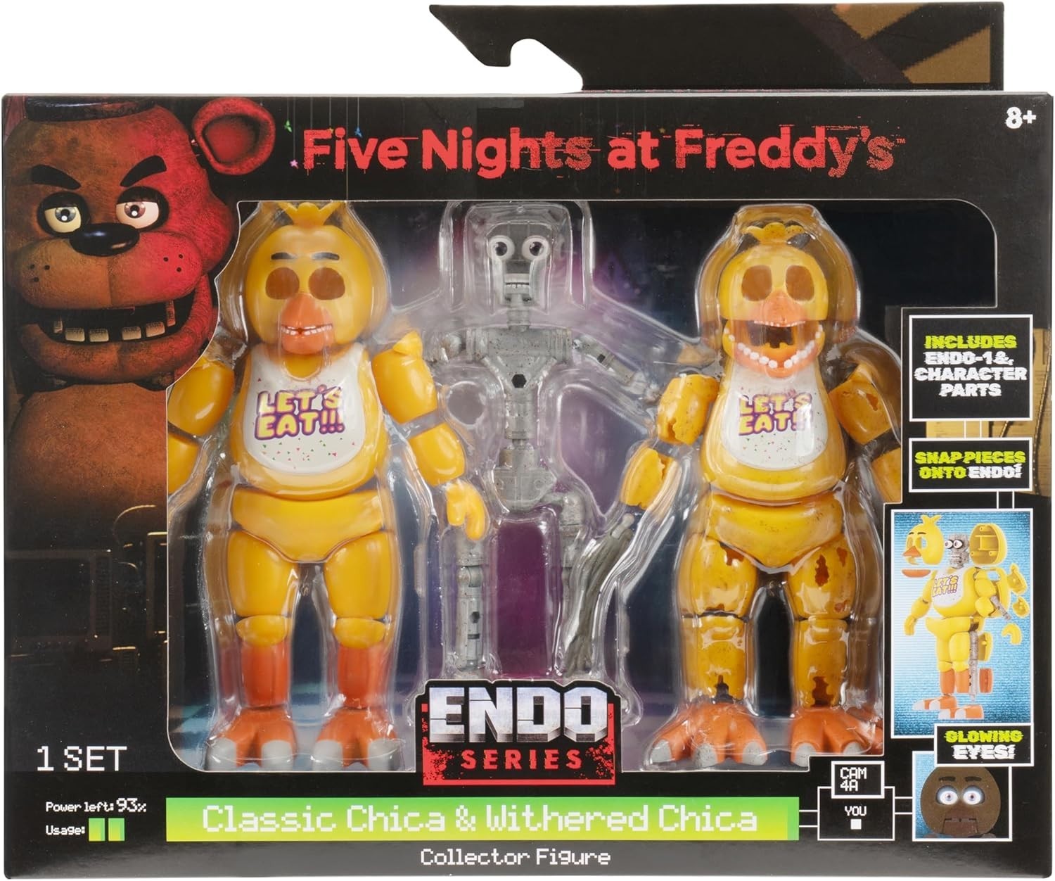 FNAF Five Nights at Freddy’s Jazwares Endo Series Chica & Withered Chica
