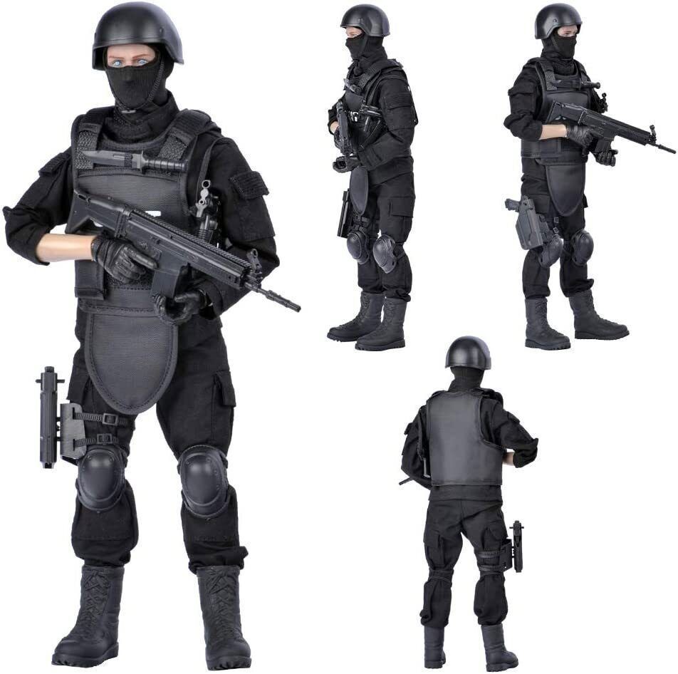 1/6 Military Army Combat Swat Police Soldier ACU Suit Figure Model Action Toys