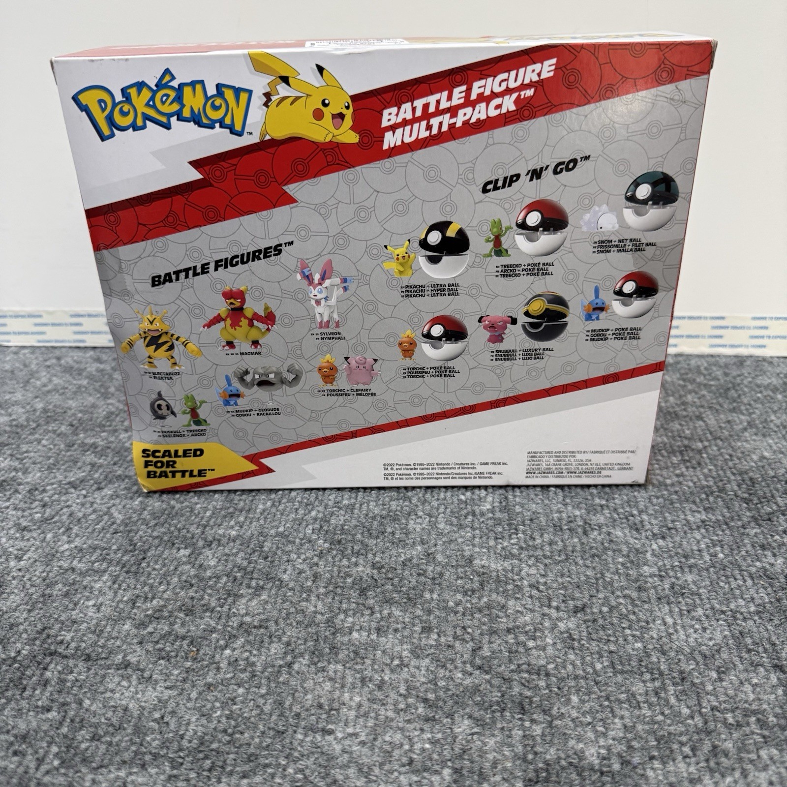 Pokémon Battle Figures 8 Pack Pikachu Hawlucha Appletun Raichu Mimikyu Togepi +