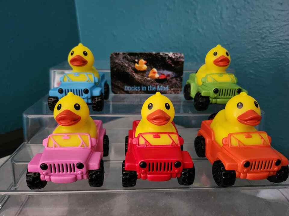 3″ Rubber Ducks in a Jeep – Your Pick or Get the Set – Five Colors Available