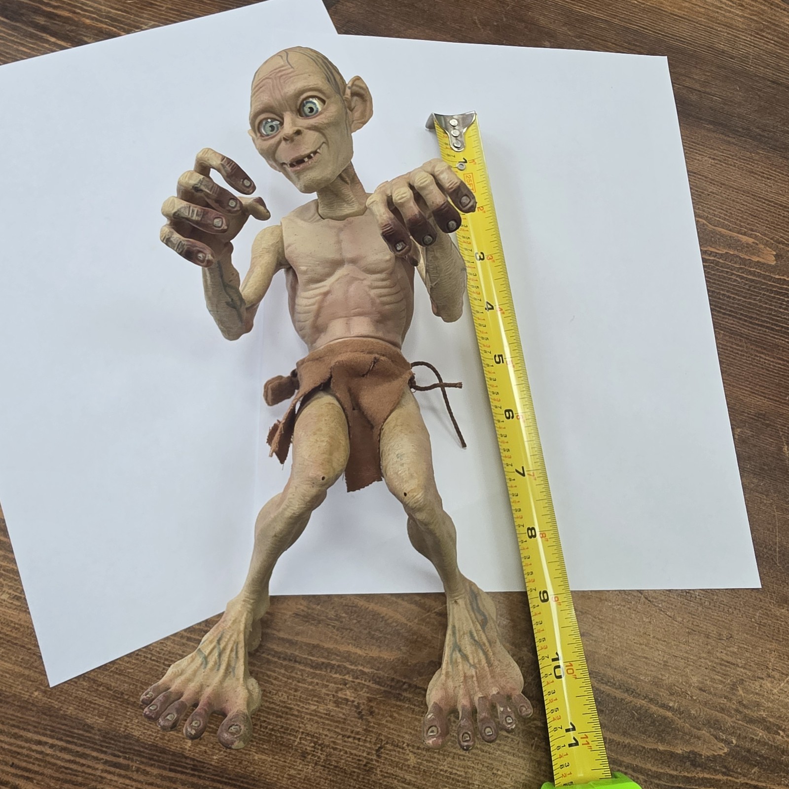 2003 Gollum Action Figure 10″ Hobbit Lord Of The Rings Movies Marvel Smaegol