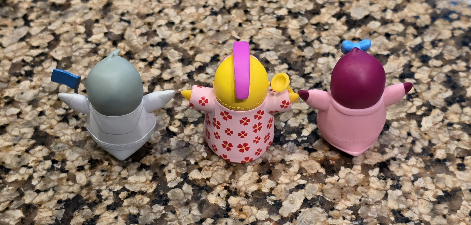 Pudgy Penguins 2” Mixed PVC Plastic Rubber Figures Lot of 3